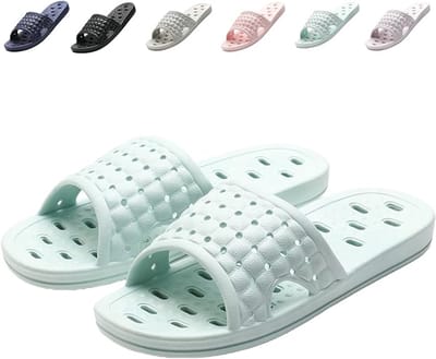 Doucheschoenen – Sneldrogend Antislip Badkamer Slippers voor Dames & Heren – Maat 36/37 – Blauw – 1 paar