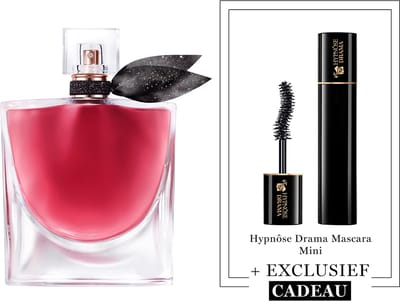 Lancôme La Vie est Belle Elixir Parfum voor Dames + Cadeau - La Vie est Belle Elixir Eau de Parfum 100ml & Cadeau: Mini Hypnose Drama Mascara Zwart 2ml Reiseformaat - Navulbare Bloemige & Fruitige Damesparfum & Travel Size Mascara - Total 102ml