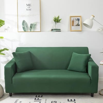 Effen Kleur Bankhoes Elastische Bankhoes Allesomvattende Bankhoezen Voor Woonkamer Bankhoes Bankhanddoek 1-seater 90-140cm