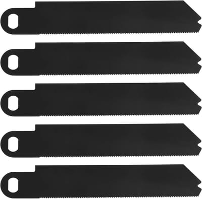 Zaagbladen Set - Vervangende Bladen - Hout Bewerken - Koolstofstaal - 152 mm - Zwart