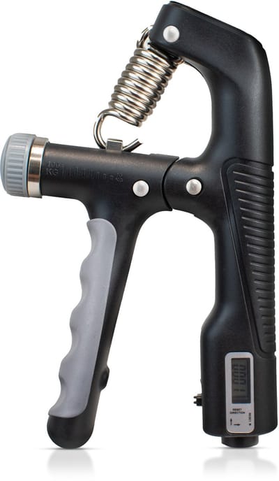 Handtrainer - Verstelbare Handtrainer 10 tot 100 KG - Handknijper - Vingertrainer - Automatische Teller - Verstelbare Handtrainer - Zwart - van Faas
