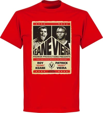 Keane vs. Viera Battle T-shirt - Rood - XS