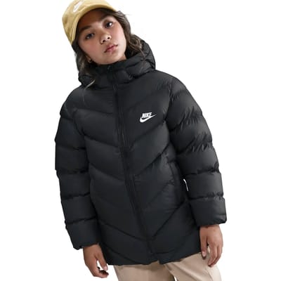 Nike Adp Puffer Mid Thigh Jassen Kinder - Zwart - Maat 128 - 137 CM - Poly Woven