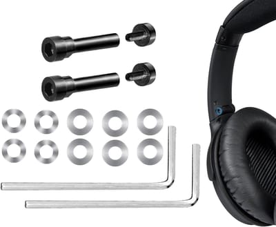 Vervangingskit voor Metal Twist Pins en Hengscrews voor Bose QuietComfort Hoofdtelefoons met Gasket Accessoires