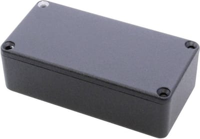 Hammond Electronics 1590G2BK – Universele behuizing – 100 x 50 x 31 mm – Aluminium spuitgietwerk – Zwart