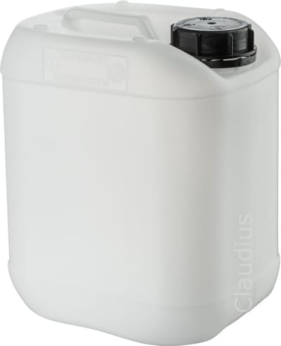 Jerrycan 5 liter wit | geschikt voor water | UN gekeurd | benzine | handig stapelbaar | food grade | inclusief dop | totaal te legen | noodpakket