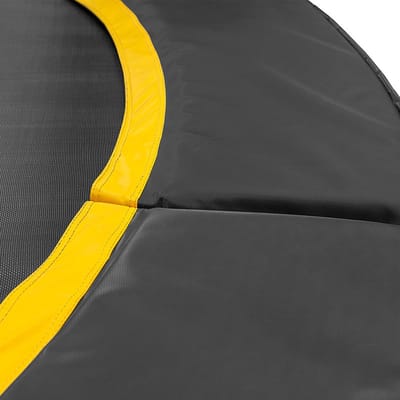 Magic Circle Pro Trampoline Beschermrand 420 - 430 cm Zwart - Ronde trampoline rand - Breed en dik randkussen