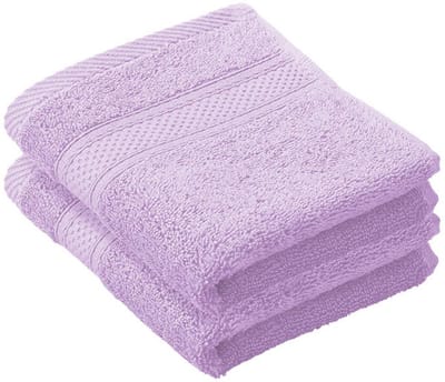 De Witte Lietaer Douchelakens Stephanie - Set 2 stuks - 70 x 140 cm - Lila - Katoen