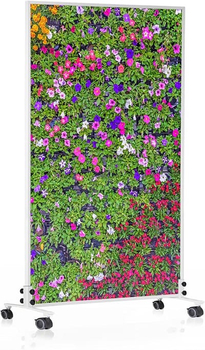 Infrarood Verwarming - Mobiele Kachel - Ruimte Verwarmen - Snel Warm - 800 Watt - Bloemenprint