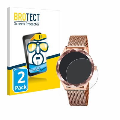 BROTECT - Screenprotector voor Lotus SMARTIME 50036/1 - Folie Beschermfolie transparant 2 Stuks