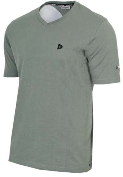 Donnay - T-shirt (Berno) - Sportshirt - V-hals shirt - Heren - Jungle green (336) - maat S