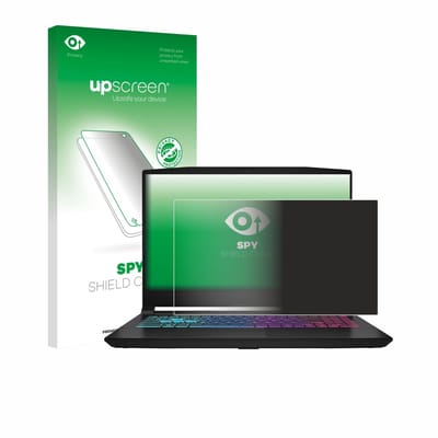 upscreen - privacy screenprotector voor MSI Katana 15 HX B14 - Folie Beschermfolie Blauwlichtfilter