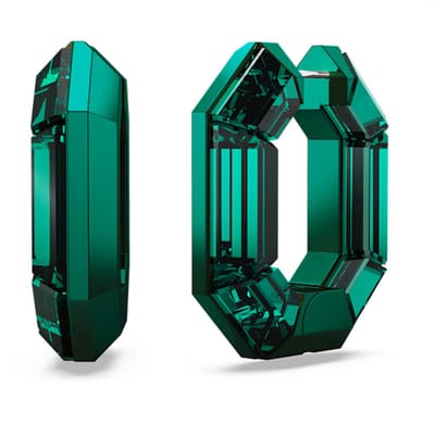 Boucles d'oreilles Swarovski Lucent Design Octogonal Imitation Aluminium Cristal Femmes Boucles d'oreilles Vert 5680786 Box (Random Color) blue