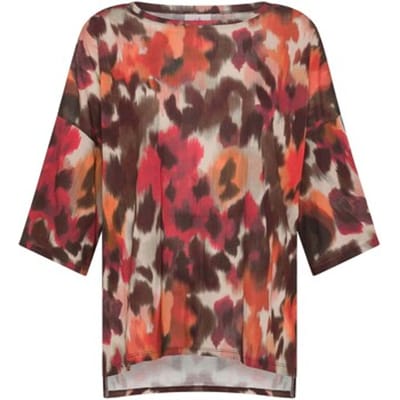 Deha Allover Oversize T-Shirt - Fashion Wear - Vrouwen