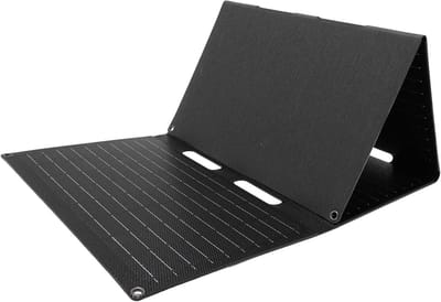 Opvouwbaar Zonnepaneel - Draagbare Charger - Energie Opladen - ETFE Laag - 60W Vermogen - Zwart