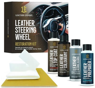 LEATHER EXPERT ZWART LEDER STUUR RESTAURATIE KIT