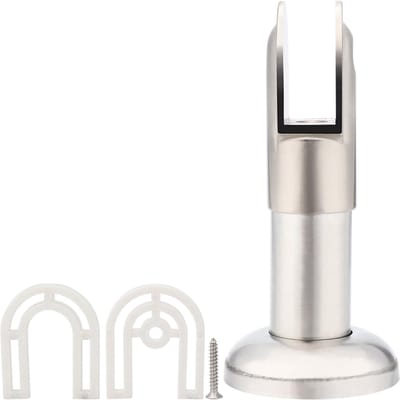 Roestvrijstalen Toilet Badkamer Scheidingswand Hardware Accessoires Schoren Voet Verstelbare Beugel white