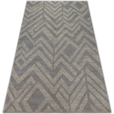 Kleden Rugsx Tapijt SOFT 8028 ETNO Zilverspar bruin / 180x270 cm