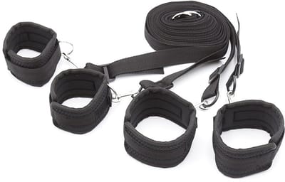 Fixxx - Bondage Bed Boeien - Zwart