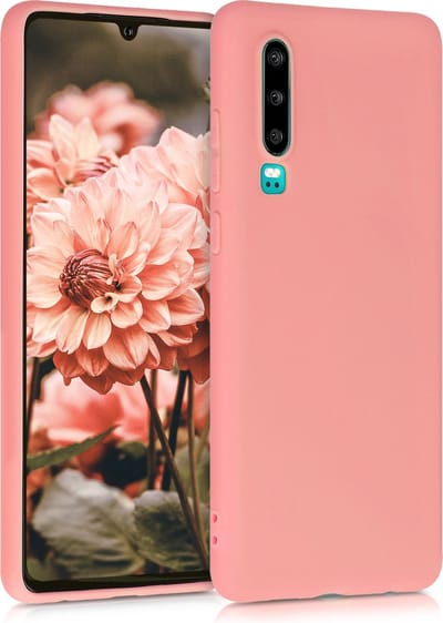 kwmobile telefoonhoesje geschikt voor Huawei P30 - Hoesje voor smartphone - Back cover in koraal