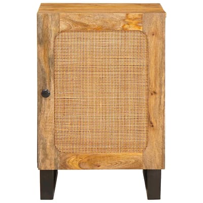 vidaXL - Badkamerkast - Bruin - 38 - x - 33 - x - 58 - cm - Massief - Mango - Hout