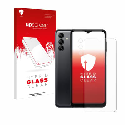 upscreen - Screenprotector voor Samsung Galaxy A04s (Voor+Camera) - Folie Beschermfolie Beschermglas transparant