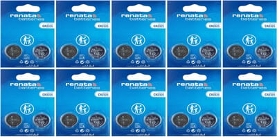Renata - Knoopcel batterijen - CR2325 - Lithium - 3V - 20 stuks