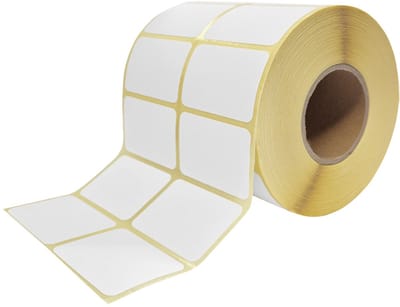 CombiCraft zelfklevende etiketten op rol 50 x 35 mm HDPE voor TT printers - 2500 etiketten