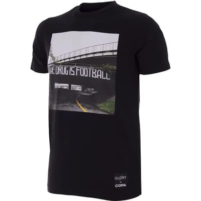 COPA - Glory The Drug is Football T-Shirt - Heren - Zwart - S