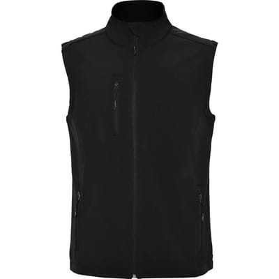 Roly Heren Quebec Softshell Gilet (Zwart)