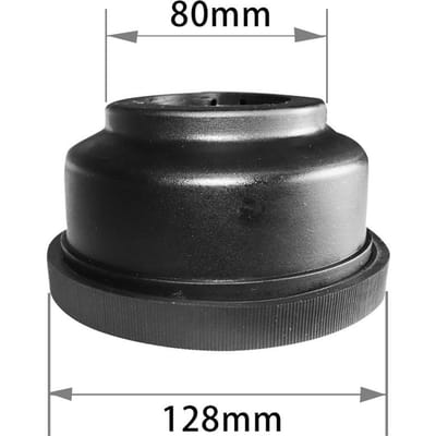 Accessoires voor autobalancers, balanceermachine voor banden, naafmoer met snelsluiting zwart