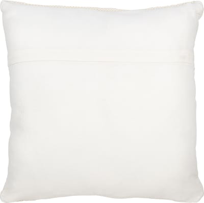 J-Line kussen Geweven - wol - creme - large