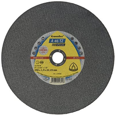 Doorslijpschijf 230 mm x 1,9 mm voor handmatig snijden