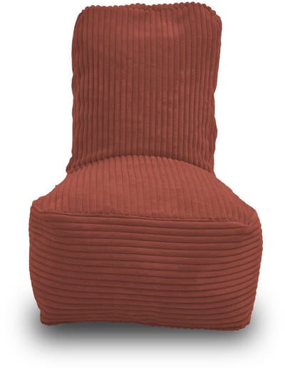 Whoober Fiji – Kinderstoel Zitzak – Bordeaux Rood dik ribfluweel – Comfortabel & Duurzaam
