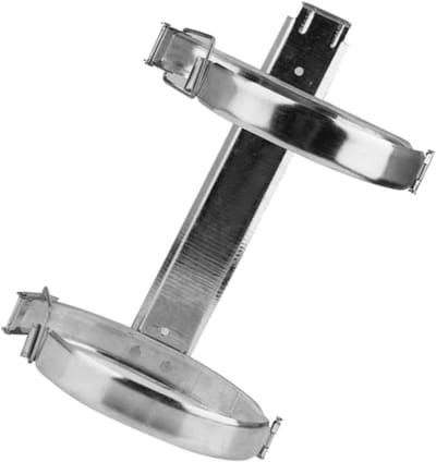 Brandblusser Hanger - Brandblusser Rek - Veilige Opslag - Eenvoudige Installatie - 21.5x12cm - Zilver