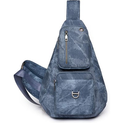 Sacs pour femmes, Sacs à bandoulière pour femmes, Sacs bandoulière décontractés et polyvalents, Sacs pour femmes, Sacs à dos de voyage multifonctionnels, Sacs bandoulière bleu