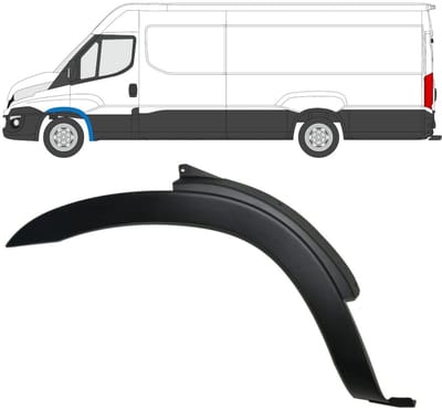 Spatbord sierlijst wielkast voor Iveco Daily 2014-2019 / Links
