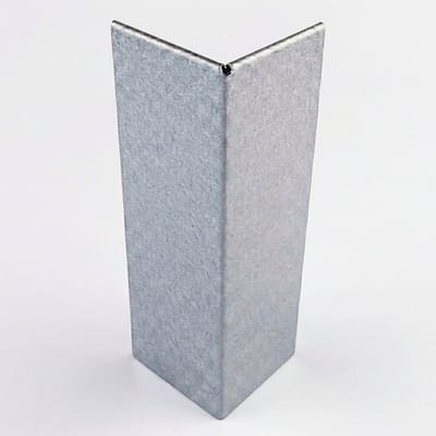 Innogard 6016-003 - Buitenhoek connector - gazonrand 25 cm - zilver
