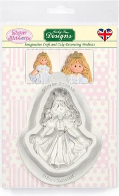 Katy Sue - Prinses siliconen mold - Sugar Buttons