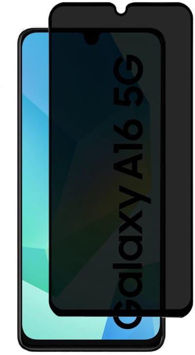 Privacy Screenprotector Geschikt Voor Samsung A16 - Volledige Beschermglas - PREMIUM Tempered Glass - 1 stuk