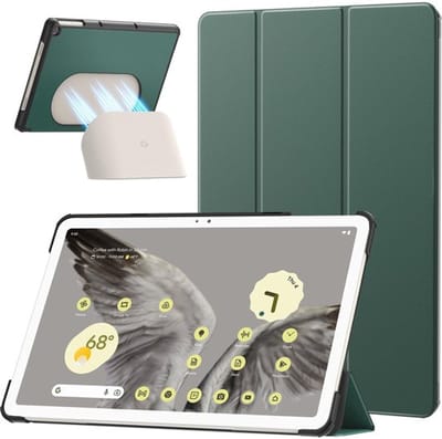 Allecto - Google Pixel Tablethoes - Opvouwbaar ontwerp - Donkergroen