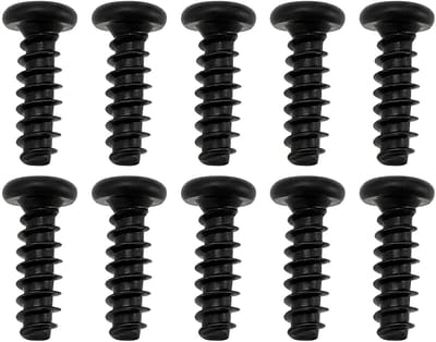 Dailygoody - M4x12 Tapping Schroeven - Vervangingsschroeven voor TV-standaards - Gelegeerd staal - 10 Stuks - Compatibel met Samsung - Ideaal voor TV-...