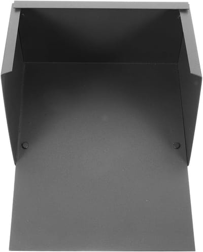 Regenpijp Omleider - Goot Verlenger - Waterafvoer Optimaliseren - Mandvormig Ontwerp - 22.5x17.5cm - Donkergrijs