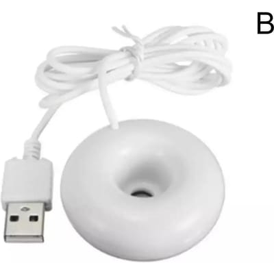 Mini Donut Negatieve Ionen Luchtbevochtiger USB Rond Huishoudelijke Luchtzuiveraar voor Huis Kantoor Bureau Donut Stoom Diffuser Mini Vernevelaar