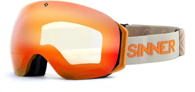 Sinner Avon OTG Skibril - Oranje + GRATIS EXTRA LENS | Categorie 1