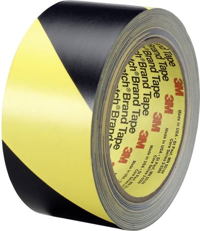 3M 57025033 Markeringstape Zwart, Geel (l x b) 33 m x 51 mm 1 stuk(s)