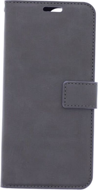 LuxeBass Hoesje geschikt voor Oppo Find X5 Pro - Boekhoesje - Grijs - Portemonneehoesje gsm hoesje - telefoonhoes - telefoonhoesjes