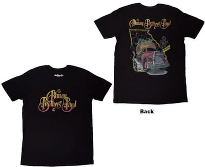 The Allman Brothers Band - Road Goes On Heren T-shirt - S - Zwart
