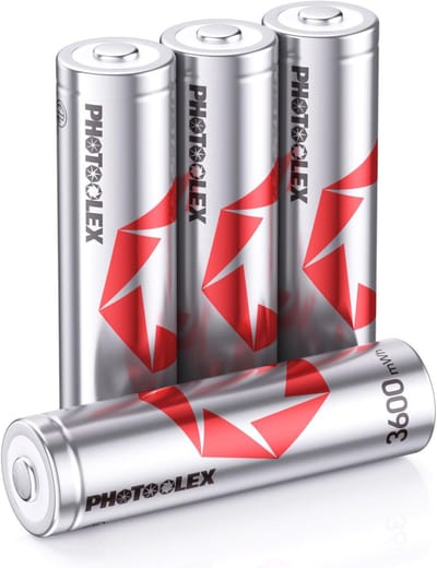 Oplaadbare AA Batterijen - Lithium Energiecellen - Apparaten Voeden - 3600 mWh Capaciteit - 1.5 Volt