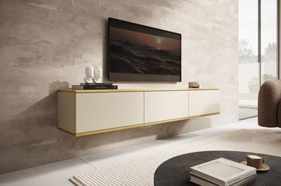 Meubella - TV-Meubel Orleans - Beige - 175 cm